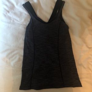 Lululemon built in sports bra workout shirt